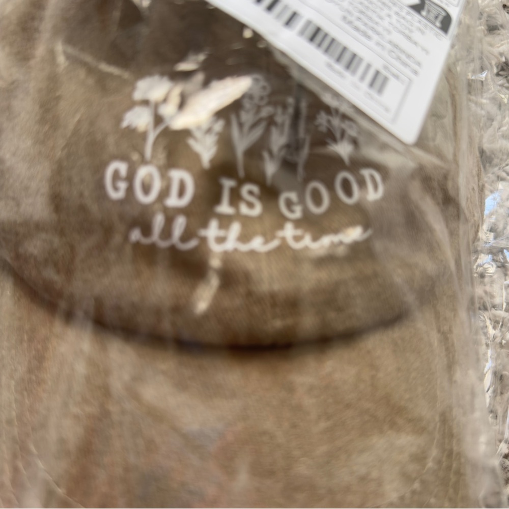 Brown Cap with Embroidered Text regions saying. Men women hat unisex - Picture 2 of 3